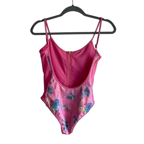 LoveShackFancy x Beach Riot Cheryl One Piece Swimsuit XS Pink - Picture 9 of 16